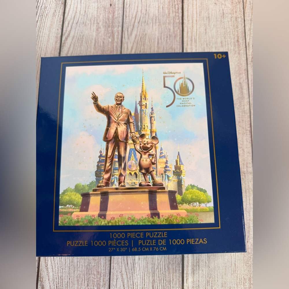 DISNEY 50th Anniversary 1000 Piece Walt And Mickey Puzzle NIB